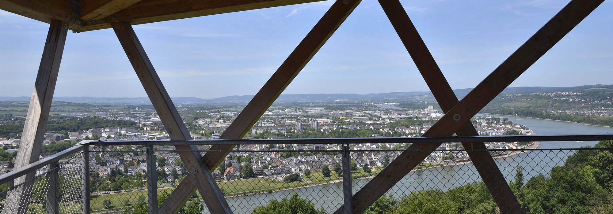 Festung Ehrenbreitstein Deutsches Eck Koblenz Mosel Rhein