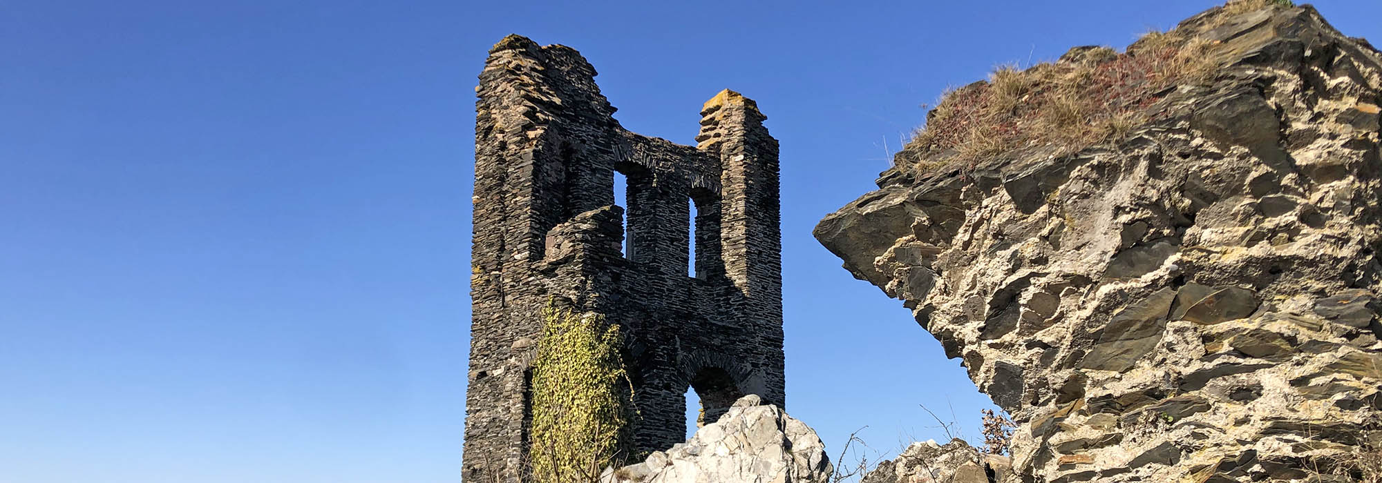 Ruine Grevenburg über Traben-Trarbach Mosel