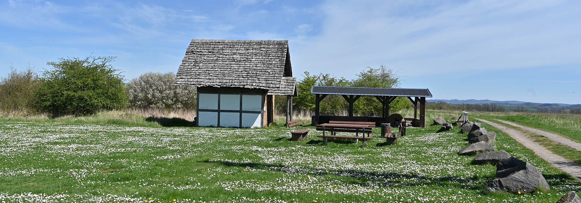 Tempelbezirk auf dem Martberg Pommern Mosel