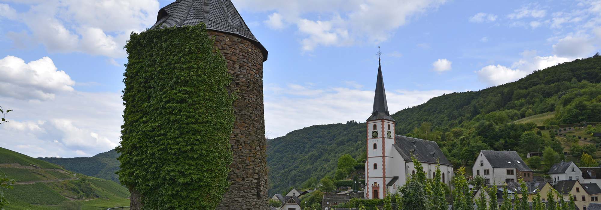 Briedel Mosel Eulenturm Kirche