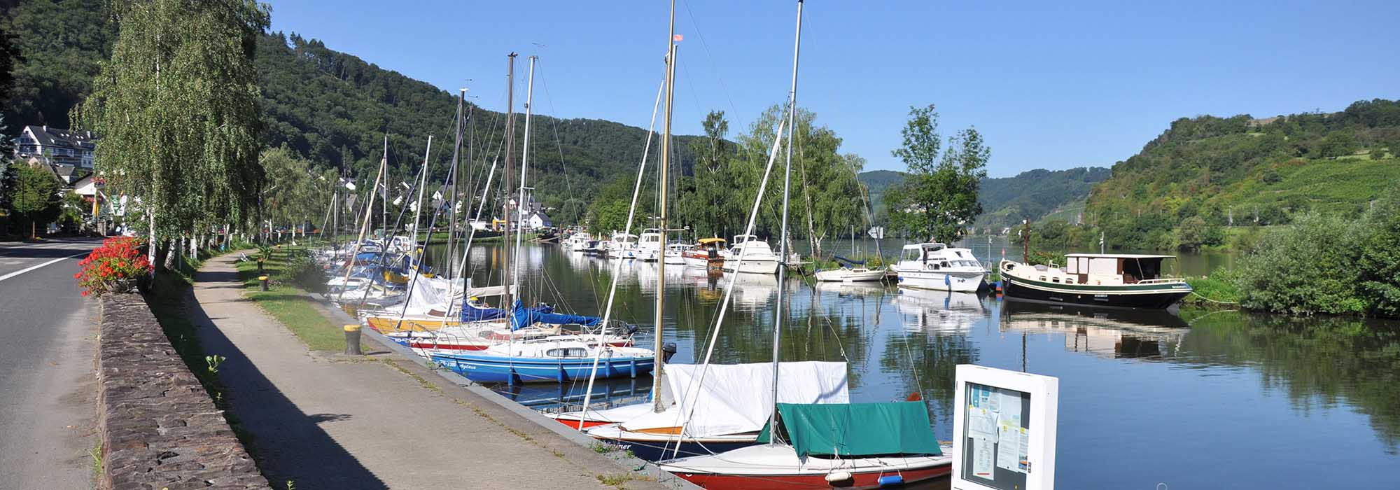 Brodenbach Mosel Hafen Boote