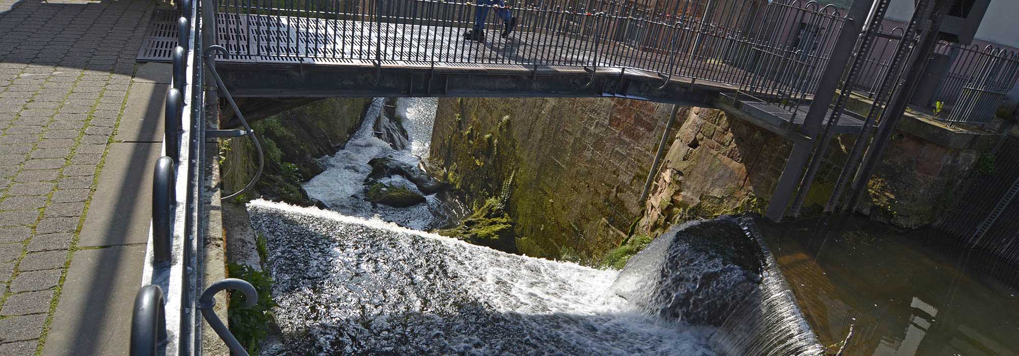 Der Wasserfall von Saarburg